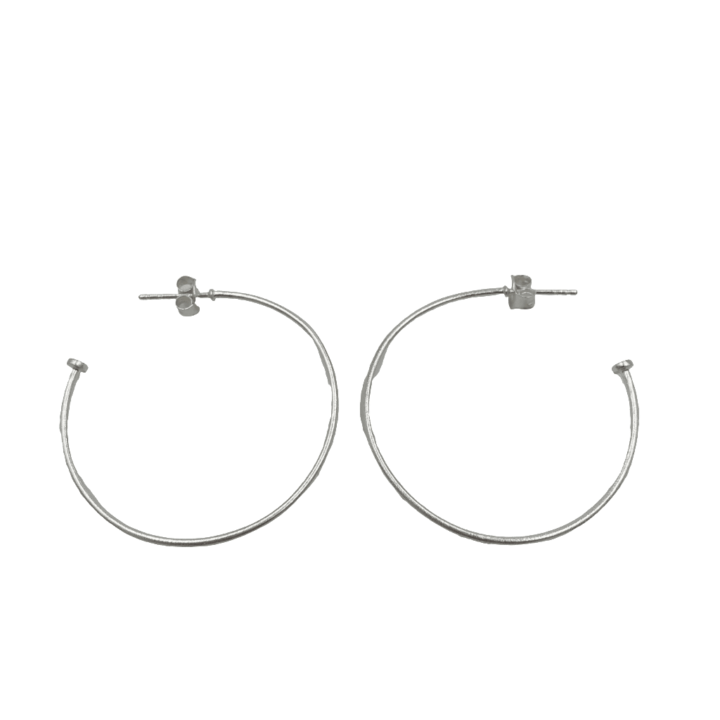 Hoop No. 06 Small Simple Sterling