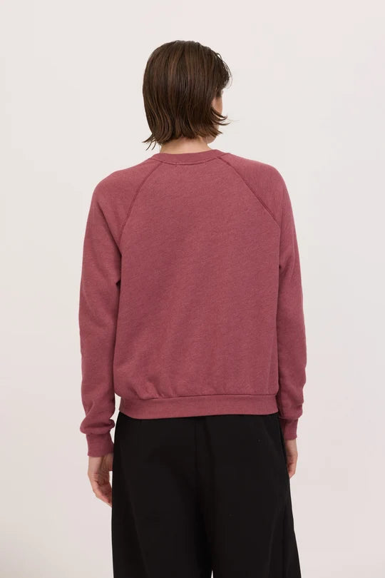 Game Day Sweatshirt in Dark Cherry
