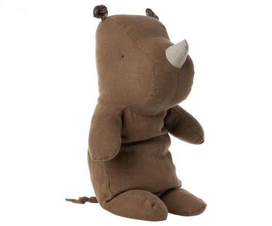 Medium Rhino Safari Friend in Chocolate