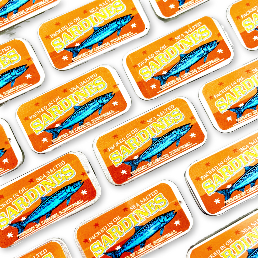 Portugal-Inspired Lip Balm in Sardine Tin – 3 Flavors