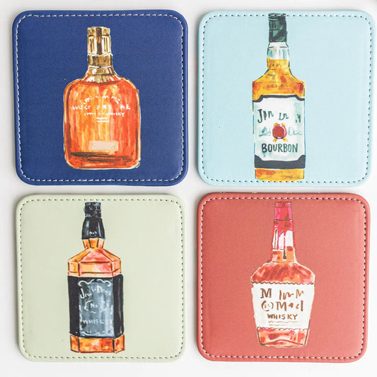 Bourbon Trail Coasters (Set of 4)