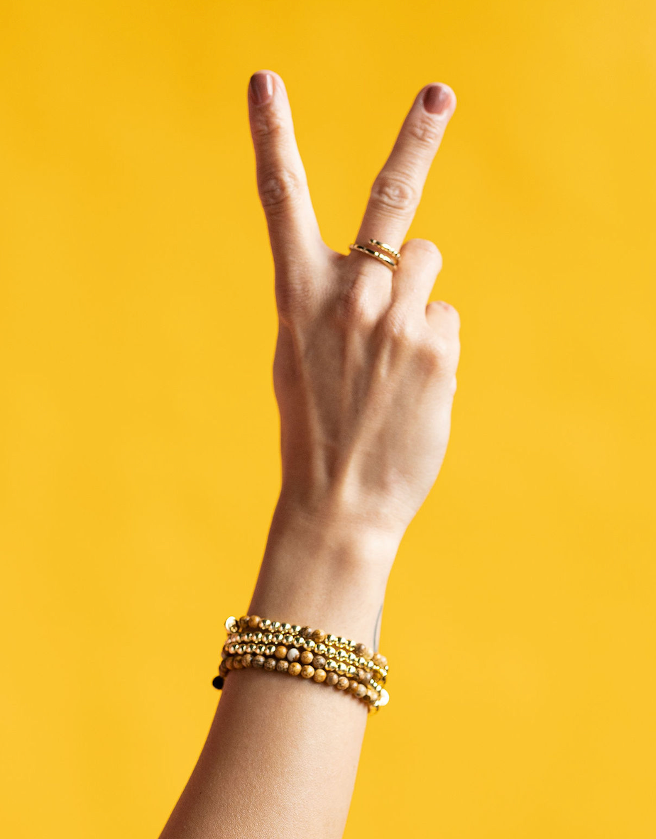Morse Code Ring - Patterned | BRAVE: Brave