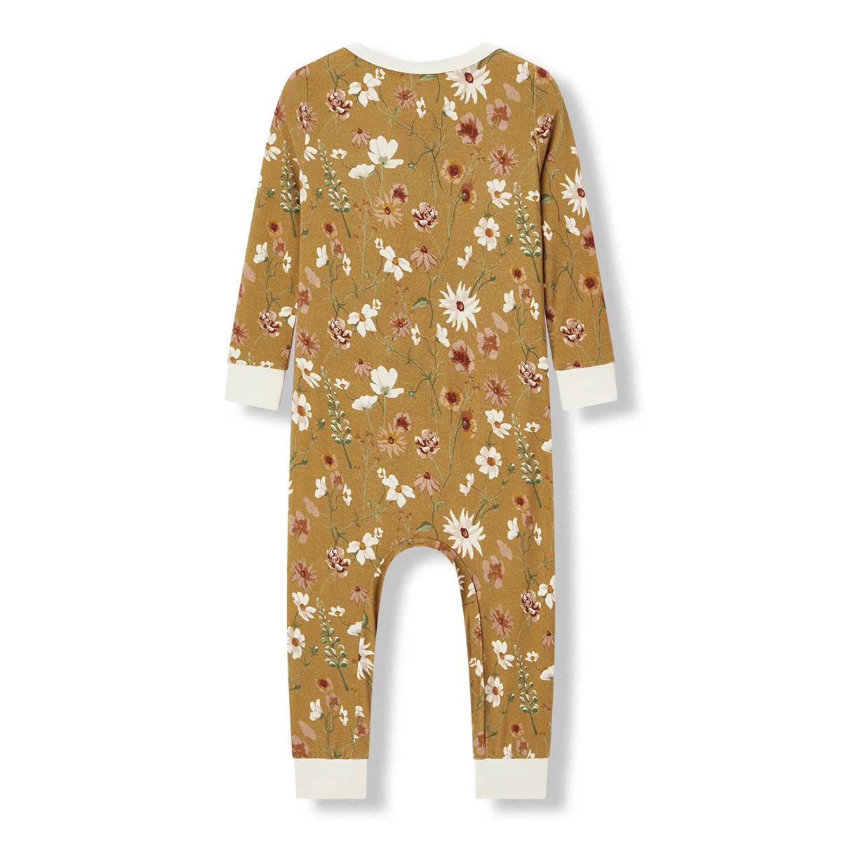 Luxe Stretch Zipper Pajama in Wildflower