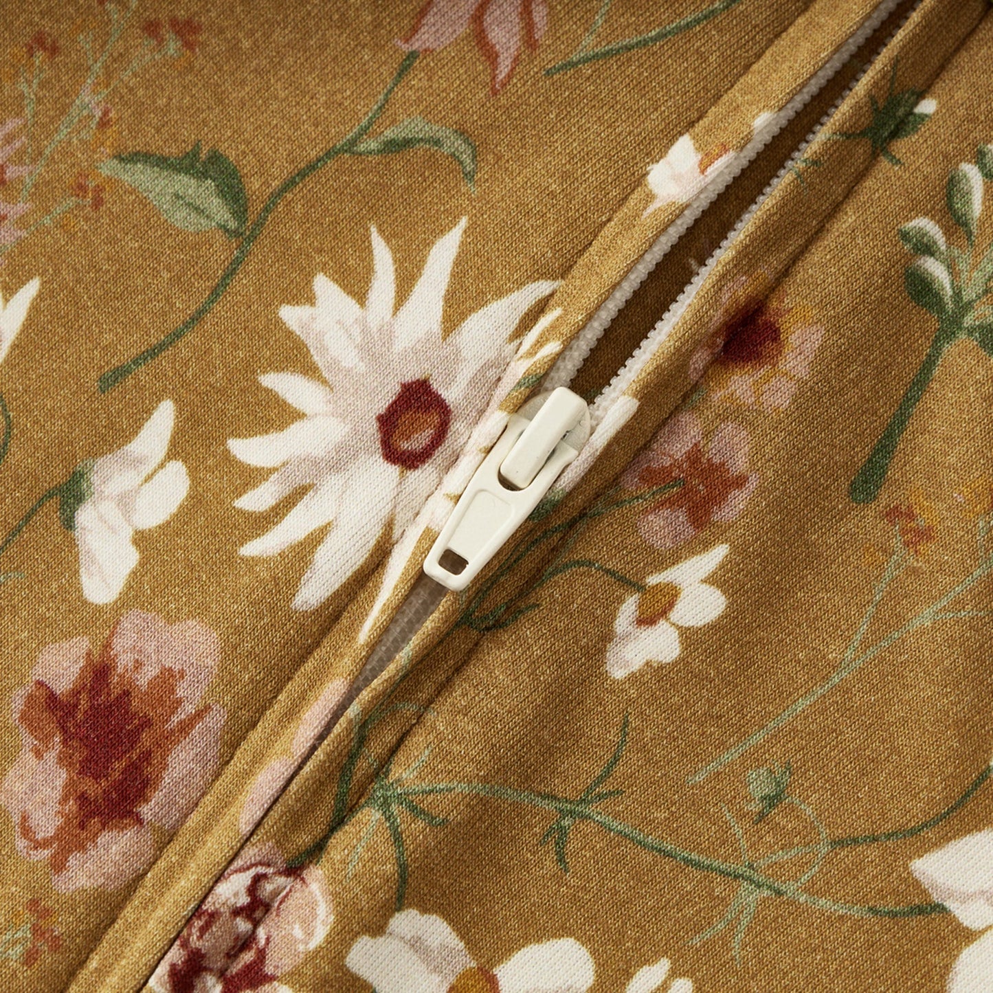 Luxe Stretch Zipper Pajama in Wildflower