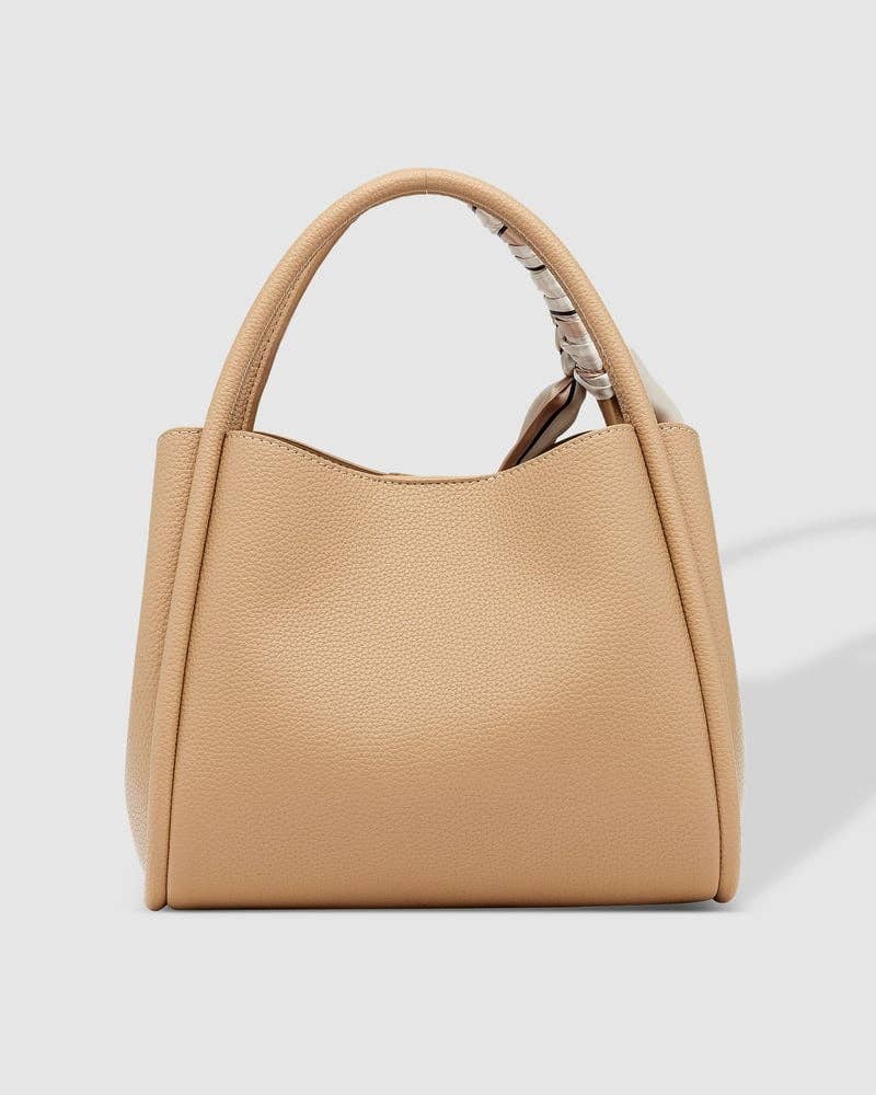 Steffie Mini Tote Bag in Biscuit