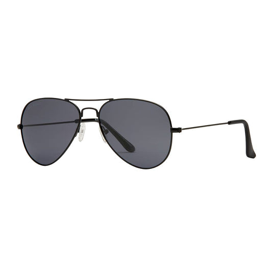 Wright II Sunglasses - Black / Smoke Polarized Lens