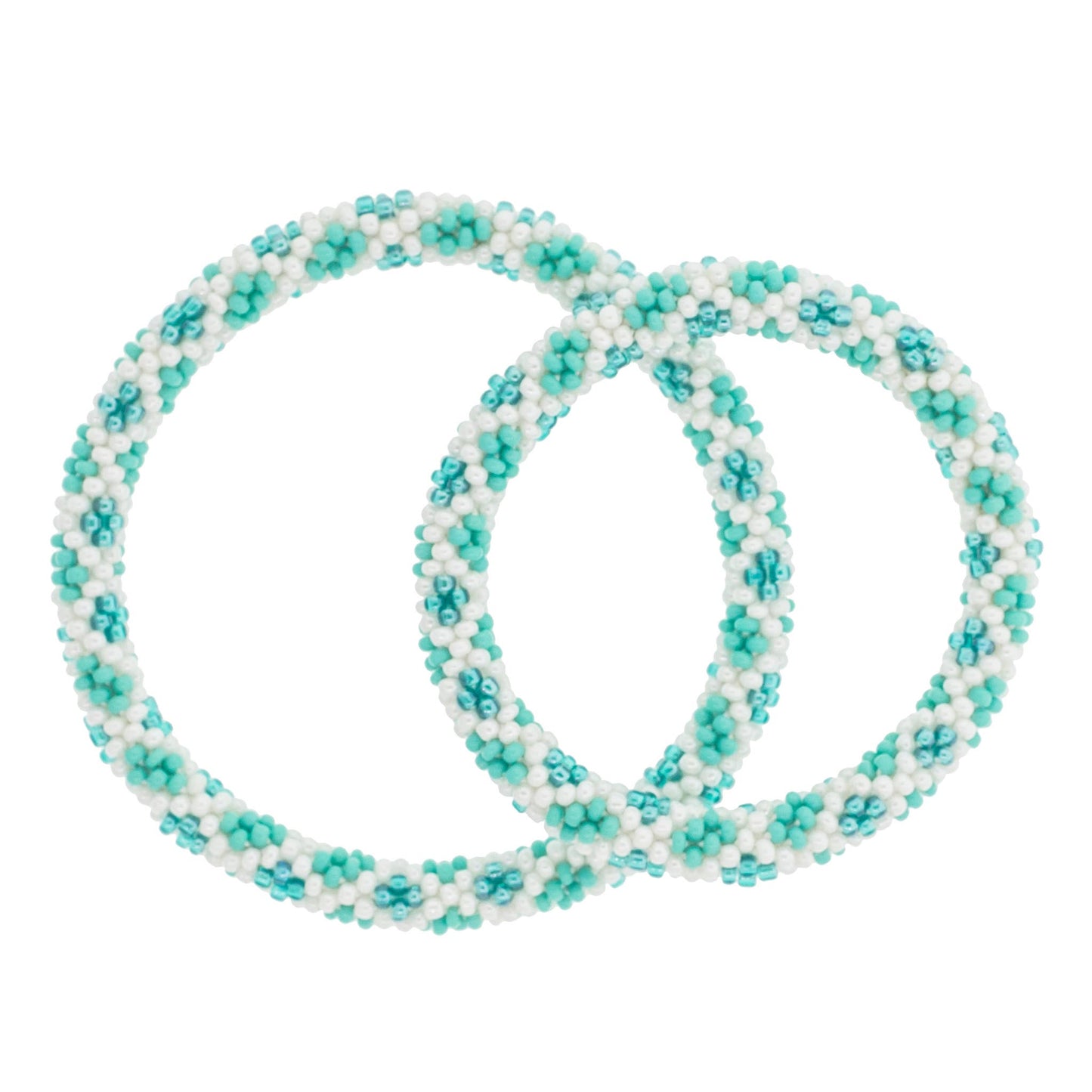 Mommy & Me Roll-On® Bracelets - Aquamarine