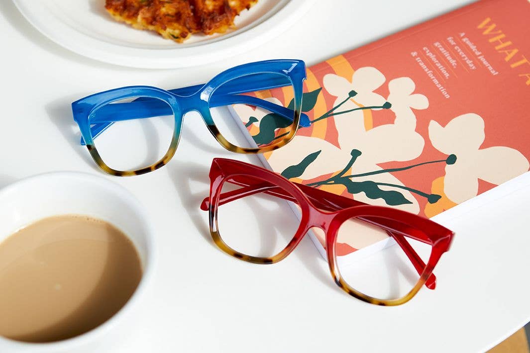 Morgan Readers - Blue/Brown Tortoise