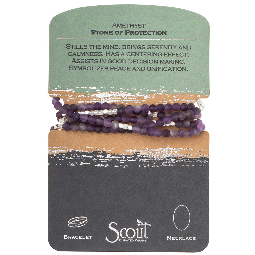 Stone Wrap in Amethyst