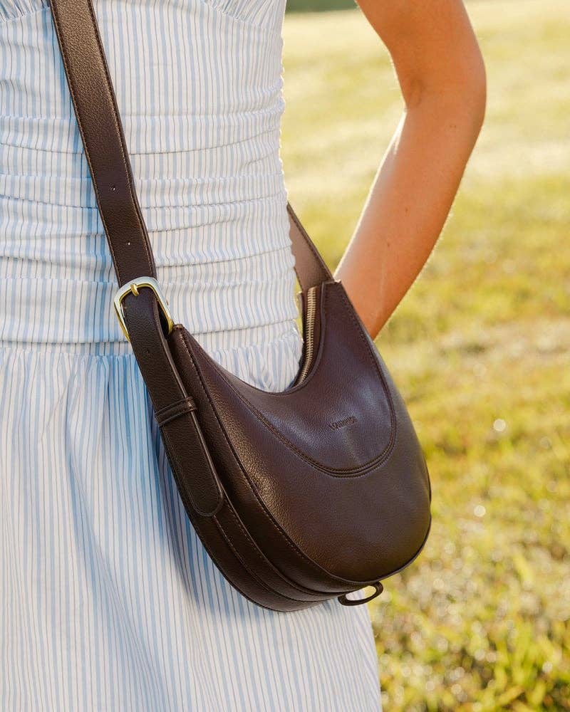 Lane Crossbody Bag in Chocolate