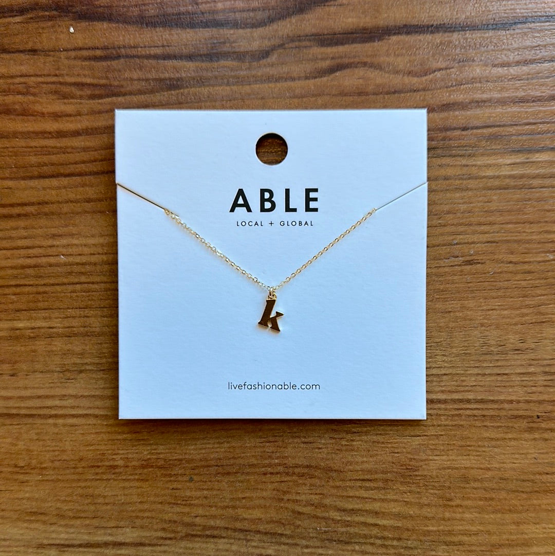 Initial Necklace
