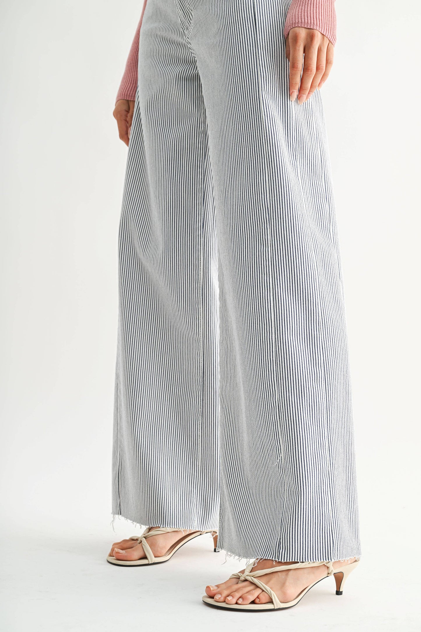 Side Stripe Wide Leg Jean
