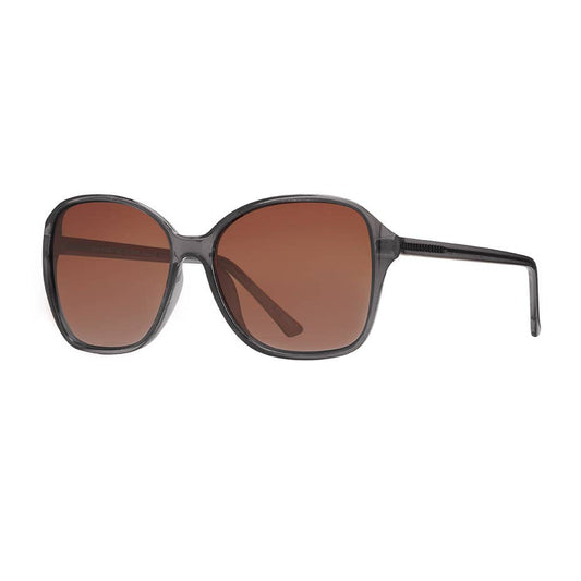 Althea Sunglasses - Crystal Grey / Onyx / Brown Polarized Len