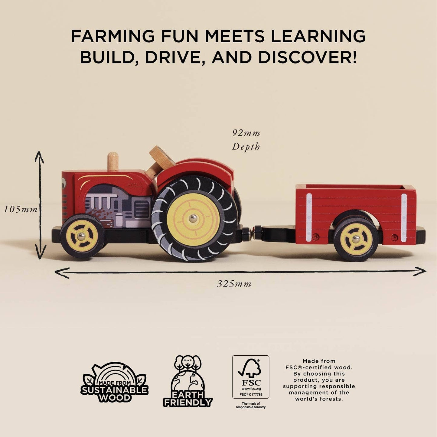 Farmyard Tractor & Trailer