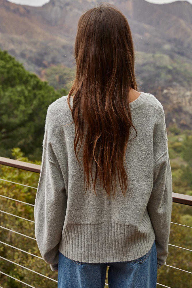 Cloud Nine Cardigan in Grey