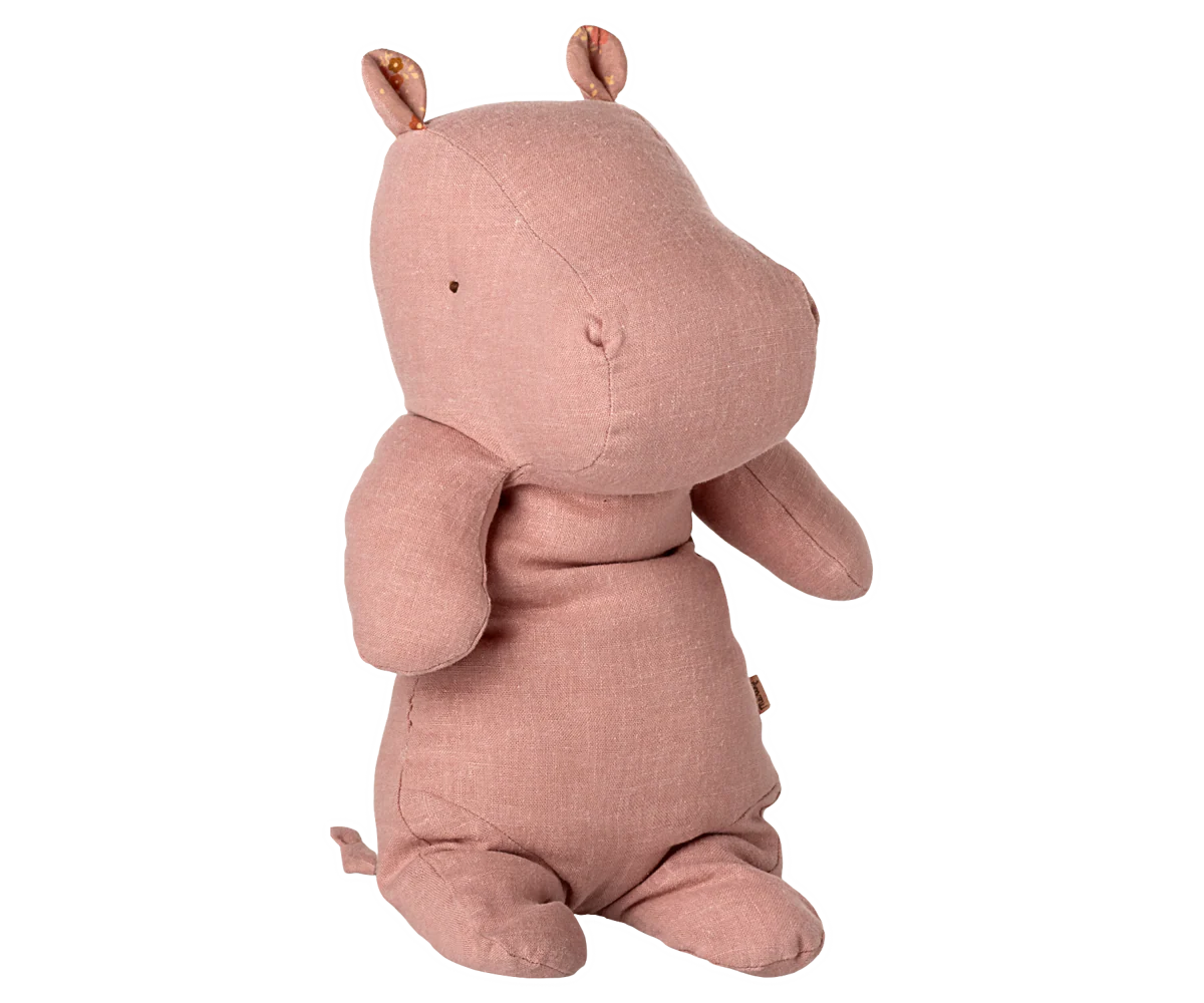 Medium Hippo Safari Friend in Rose