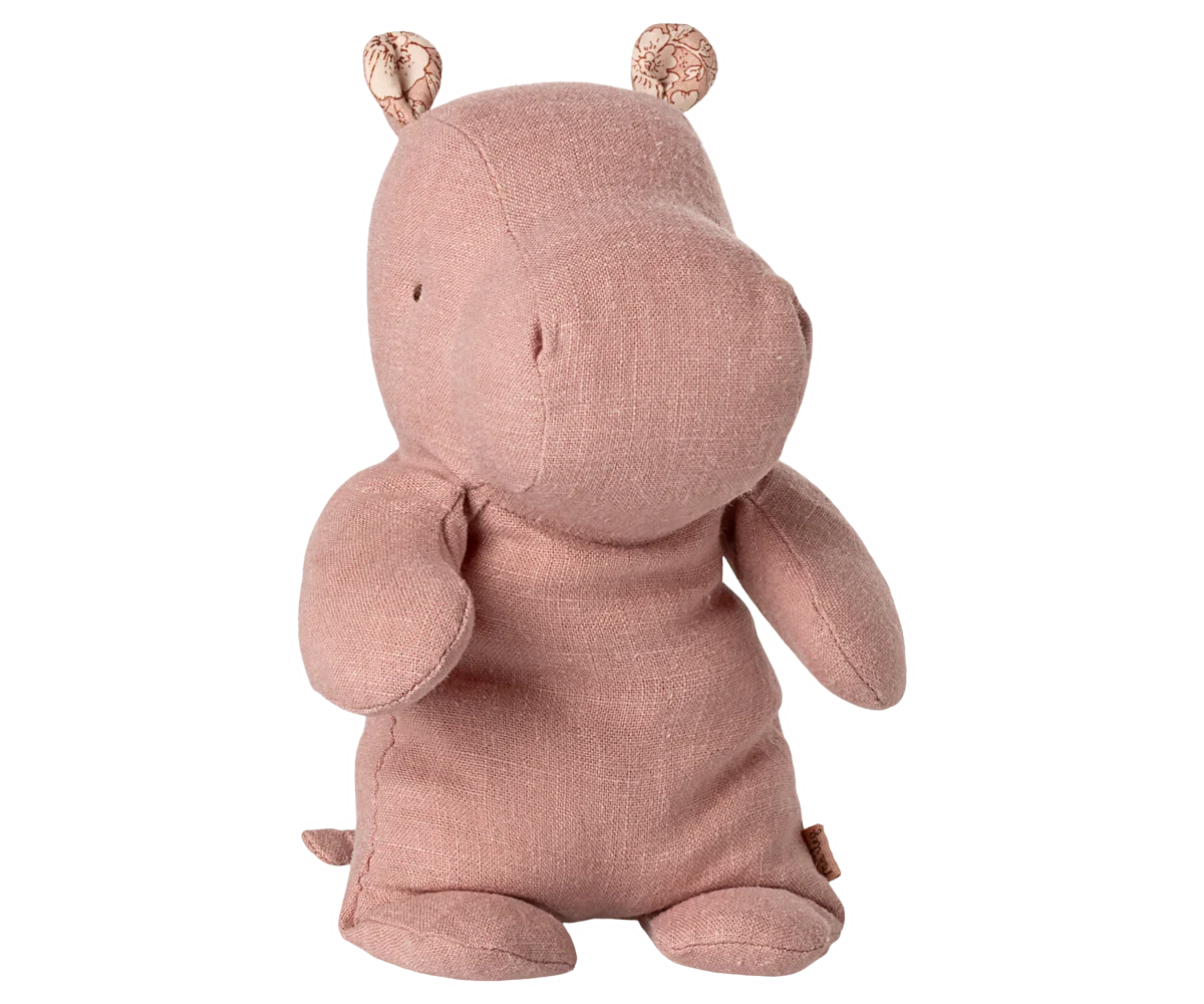 Small Hippo Safari Friend in Rose