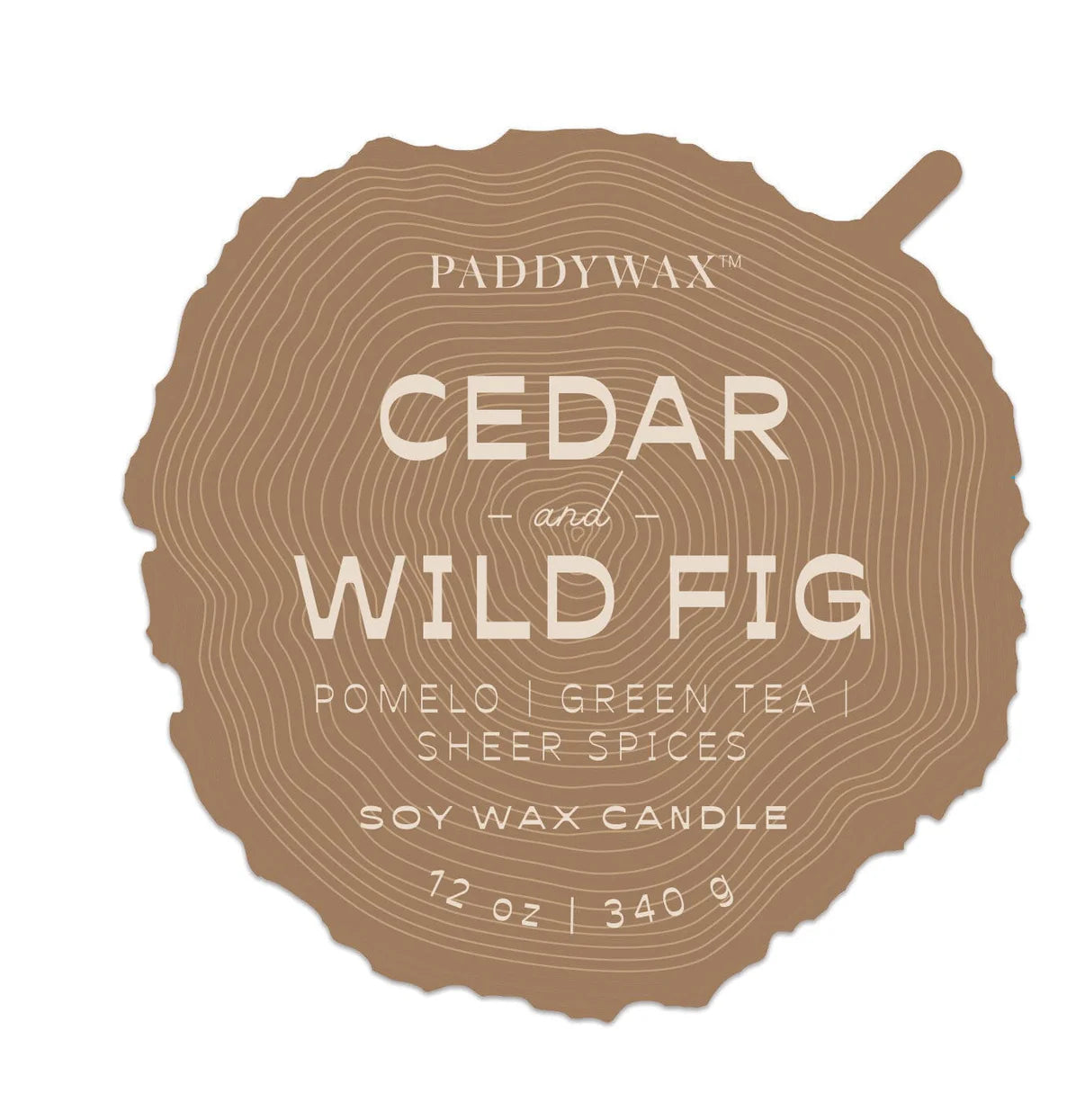 Grain Ceramic Wood Candle in Wild Fig & Cedar