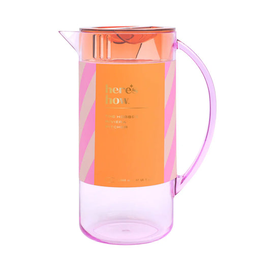 The Hobbes Pitcher in Lilac + Orange
