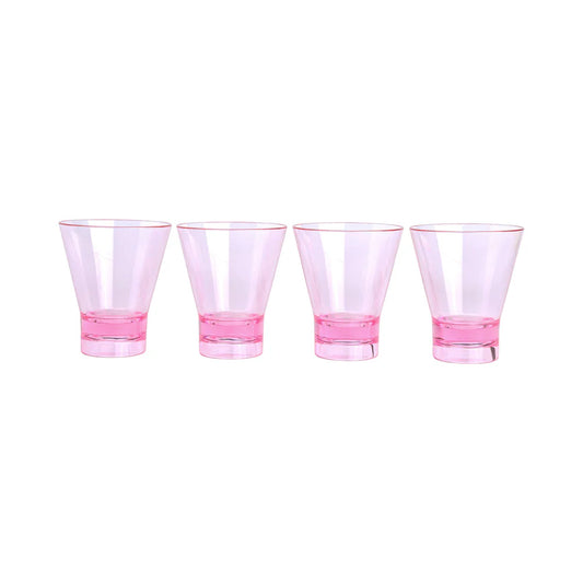 The Gilda Tumbler in Lilac (Set Of 4)