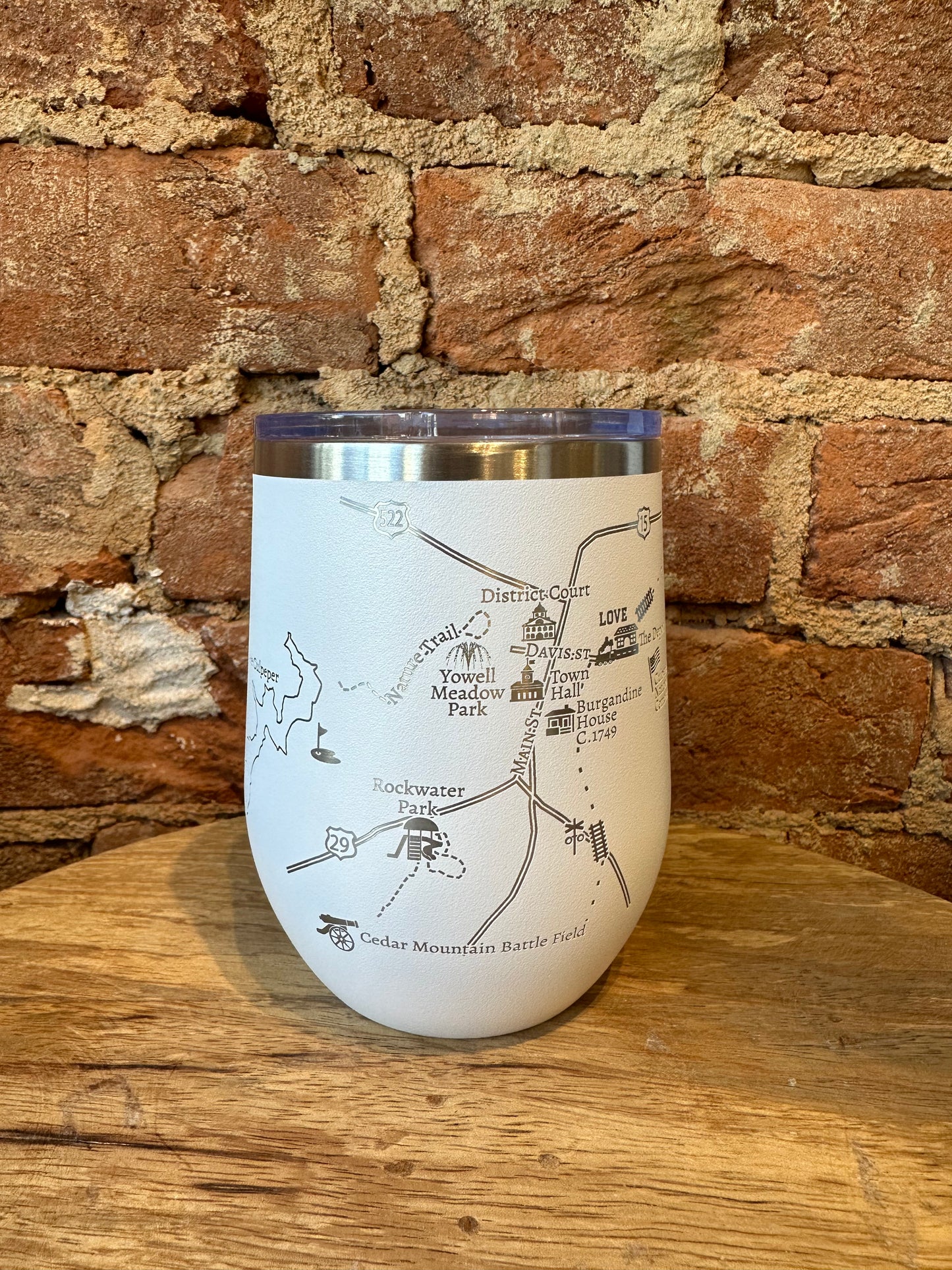 Culpeper Stemless Insulated Wine Glass
