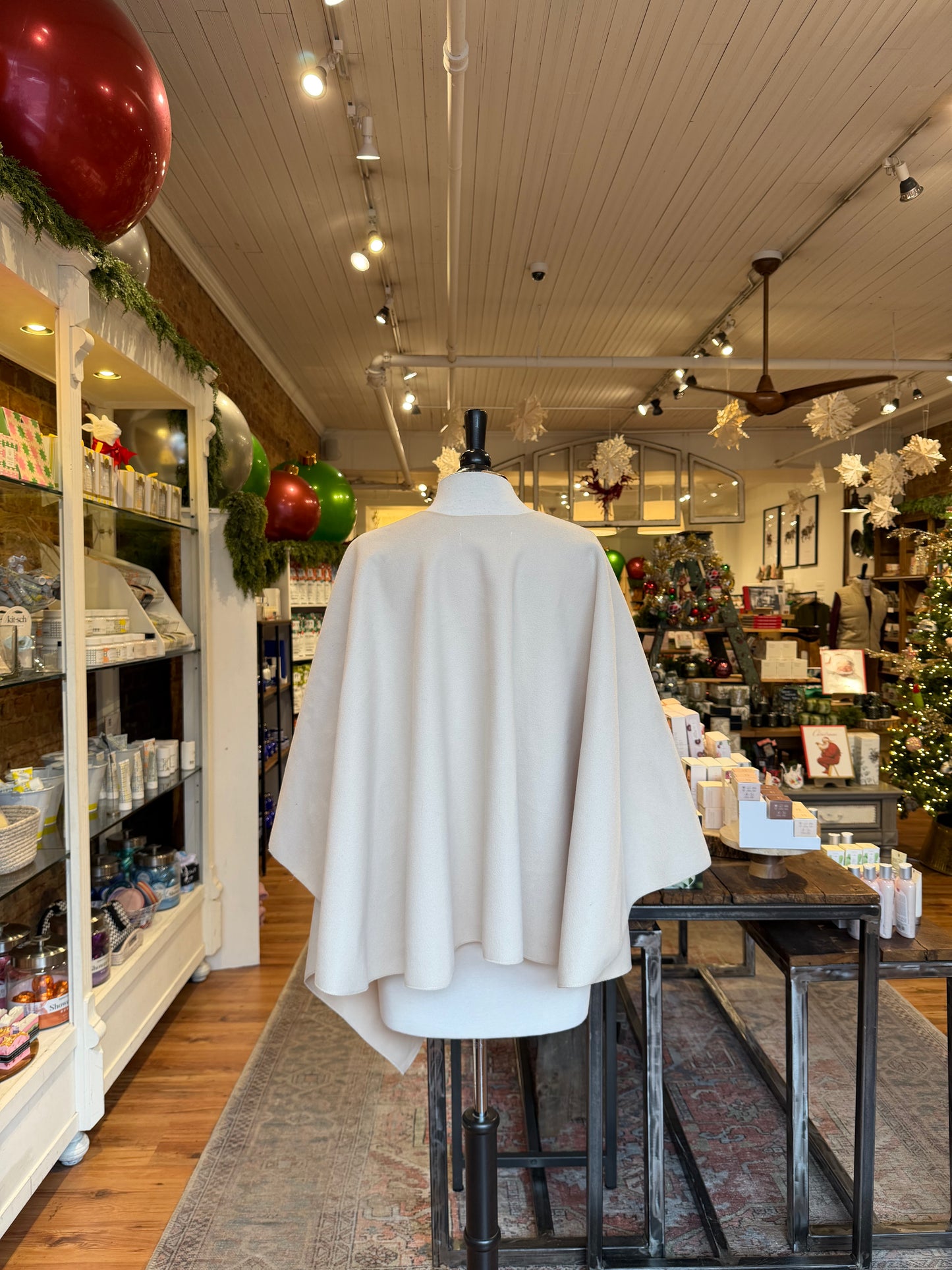 Viola Poncho Wrap in Caramel