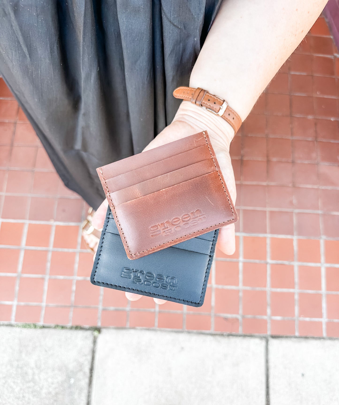 GR Card Wallet in Chestnut