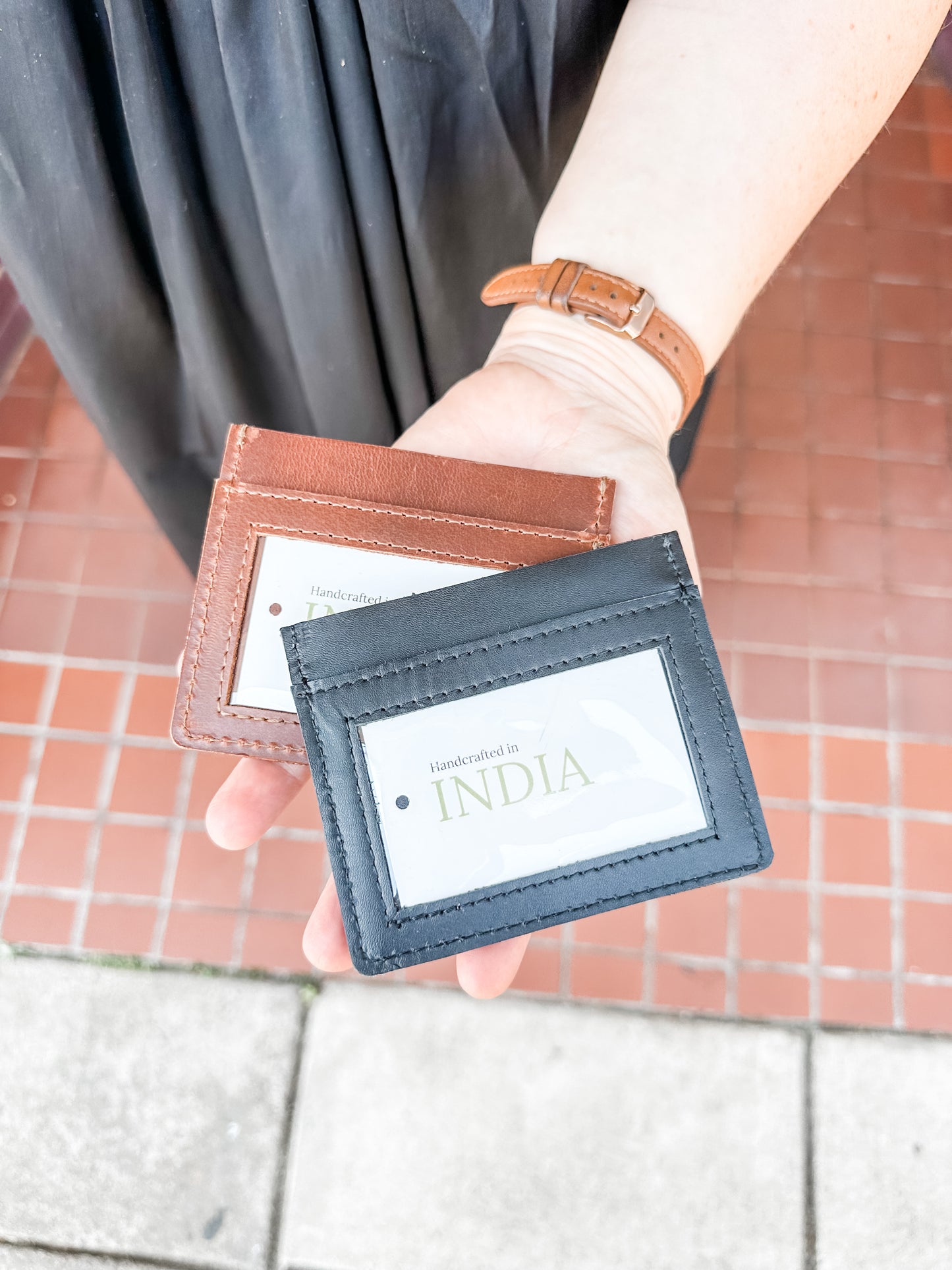 GR Card Wallet in Chestnut