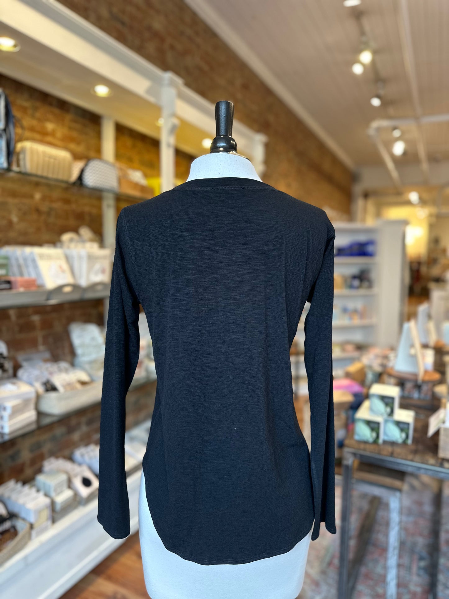 Long Sleeve Tee in Black