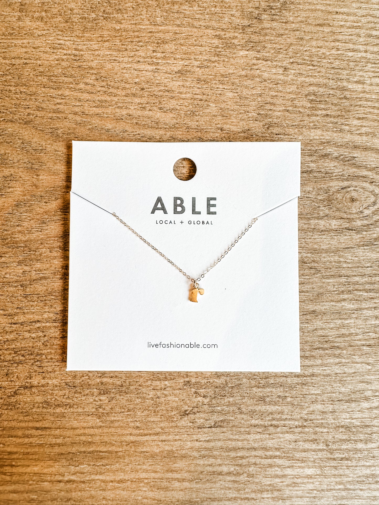Initial Necklace