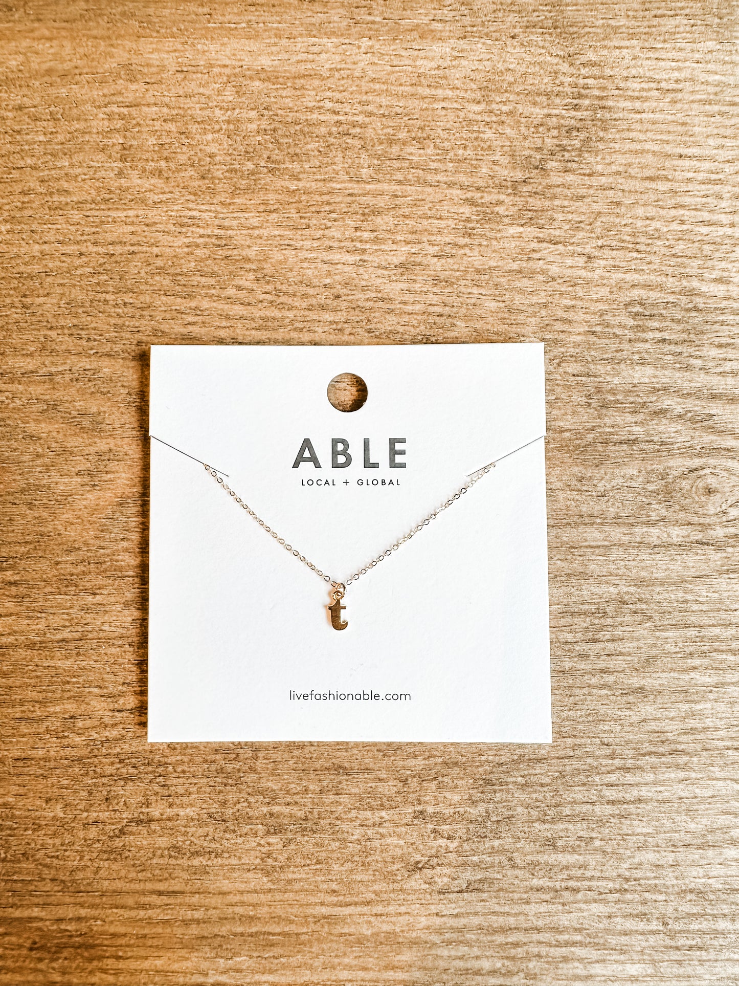 Initial Necklace