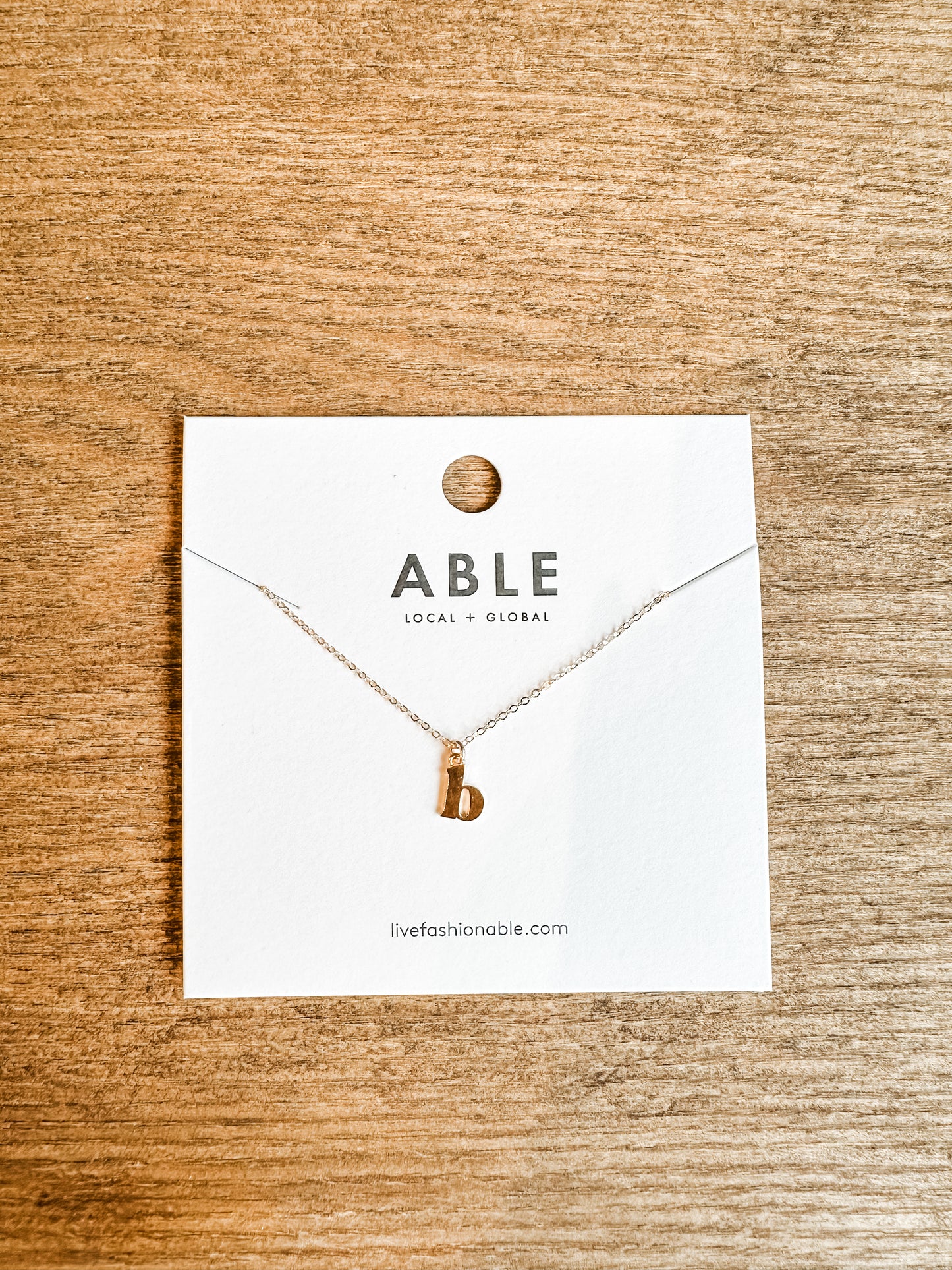 Initial Necklace