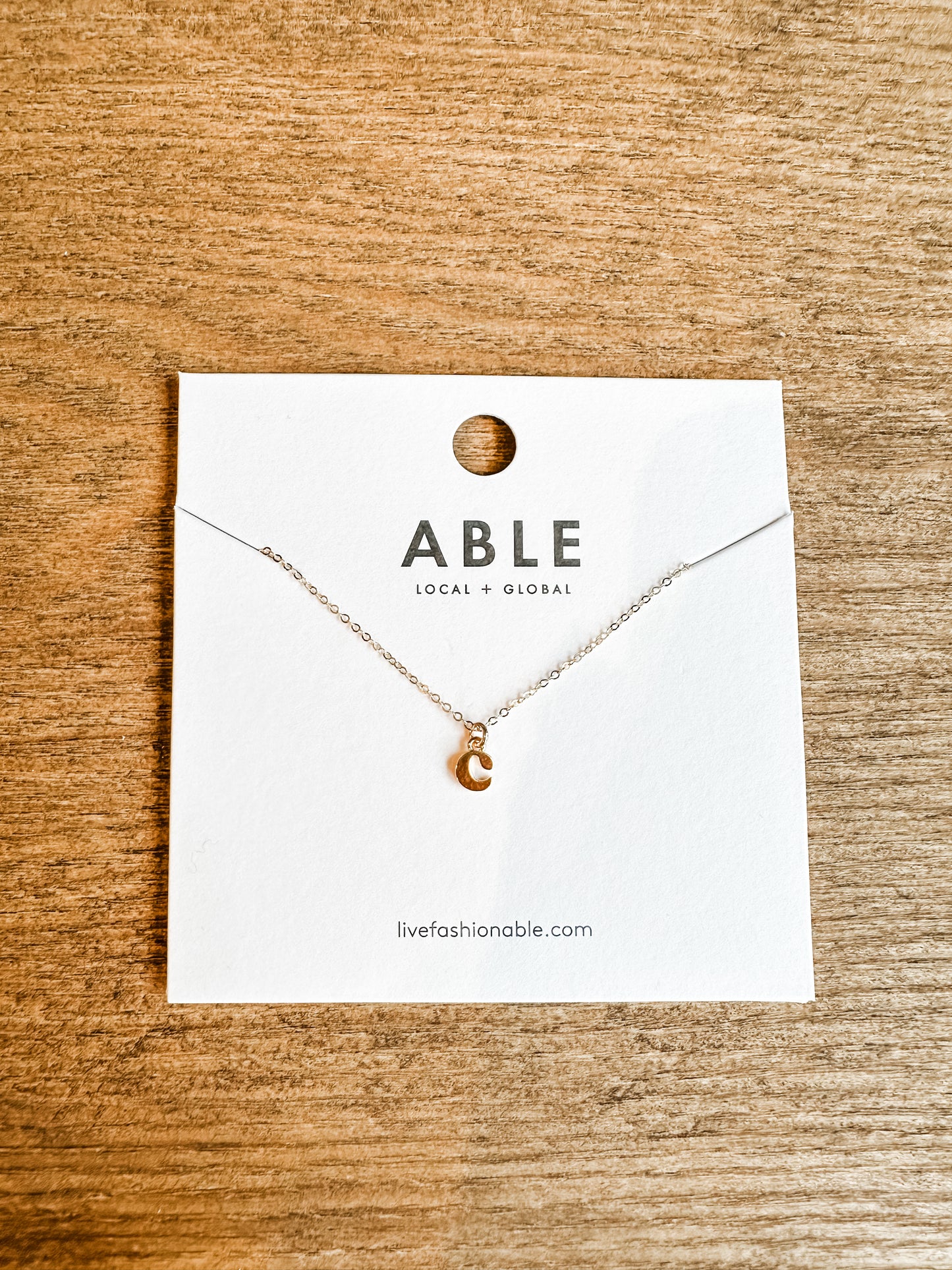 Initial Necklace