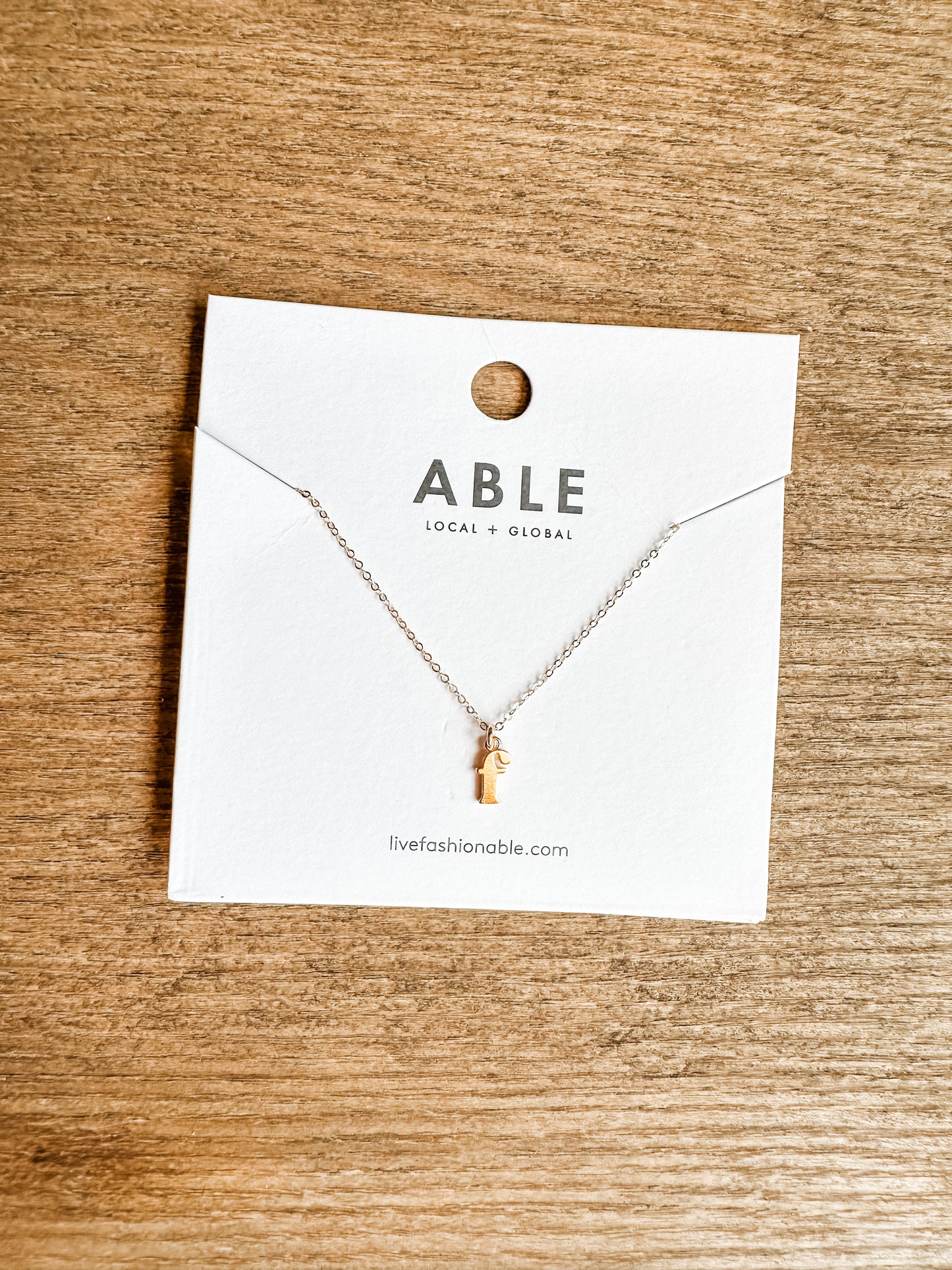 Initial Necklace