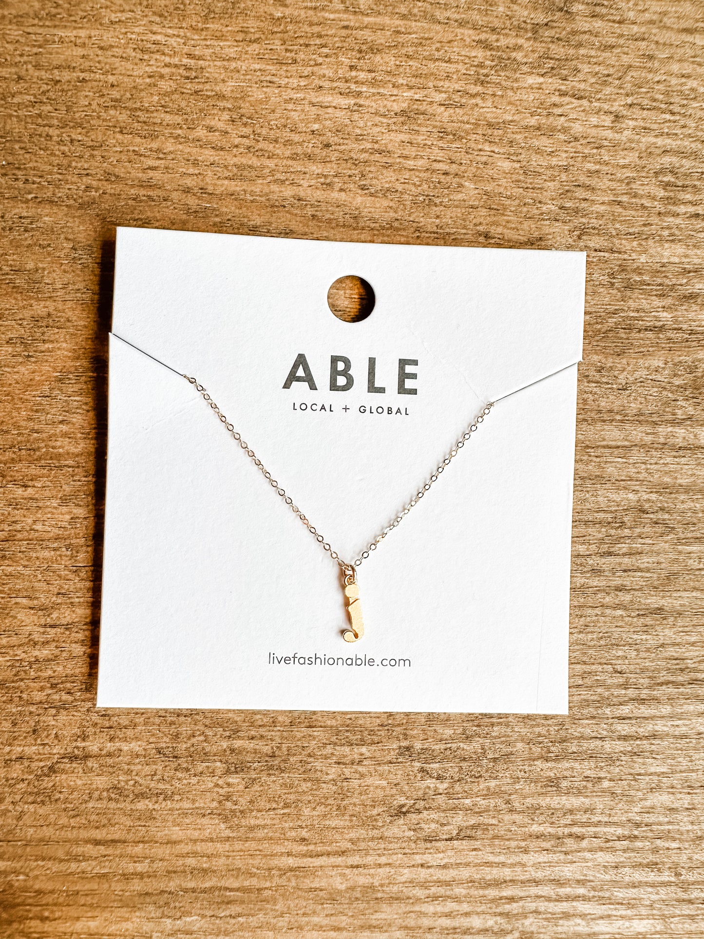 Initial Necklace