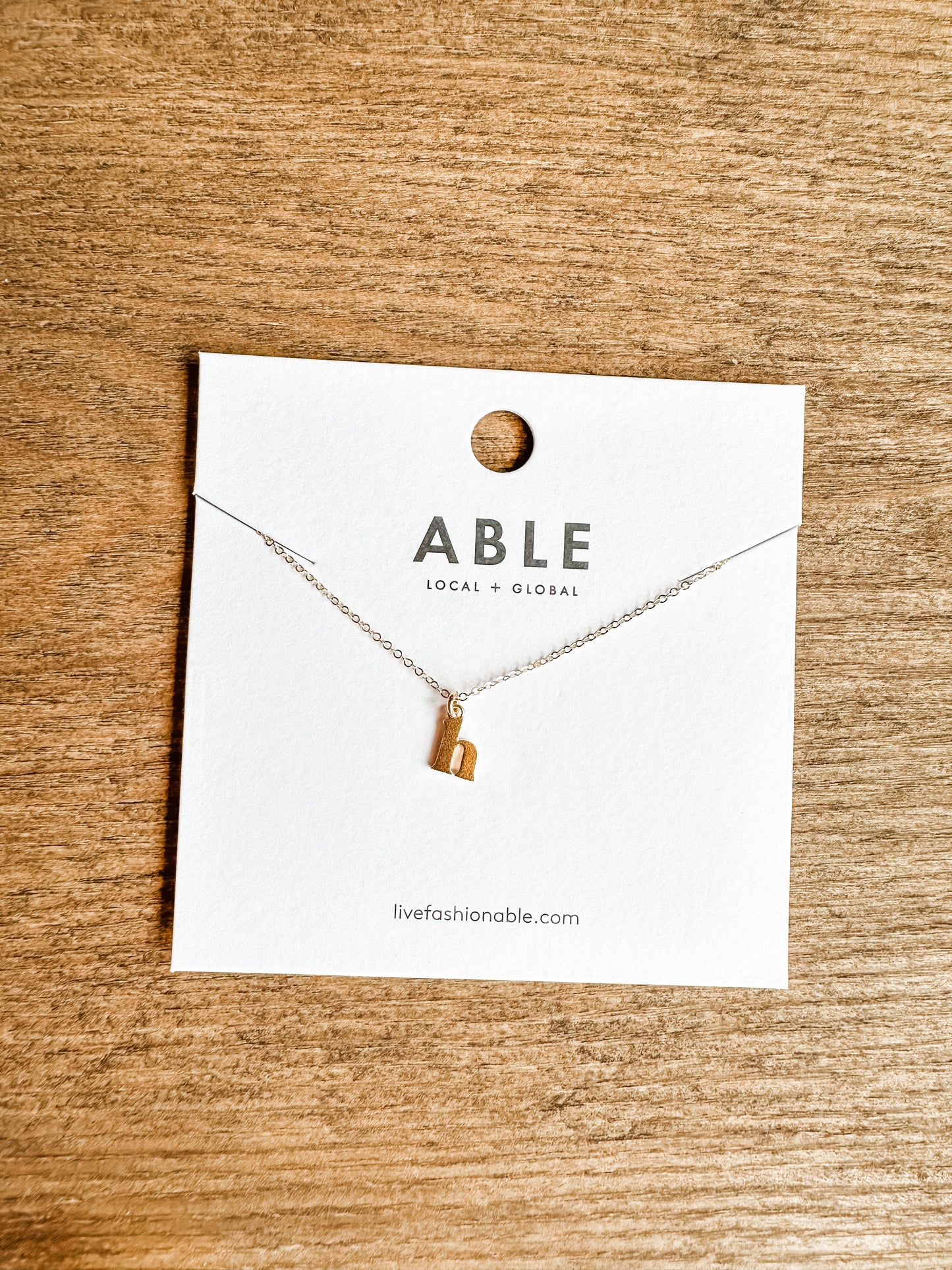 Initial Necklace