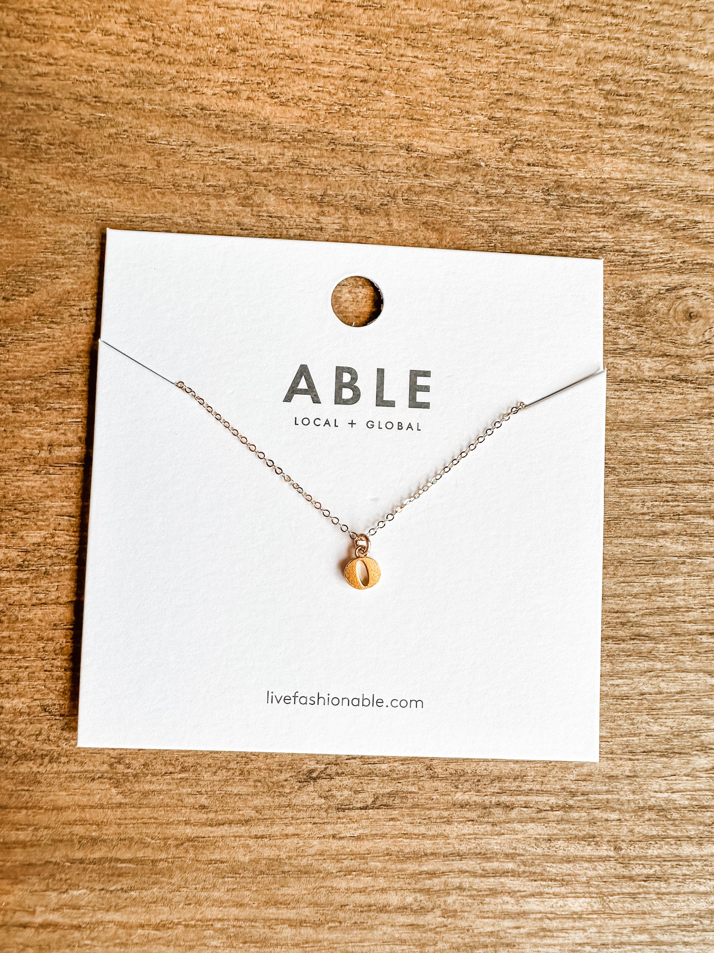 Initial Necklace