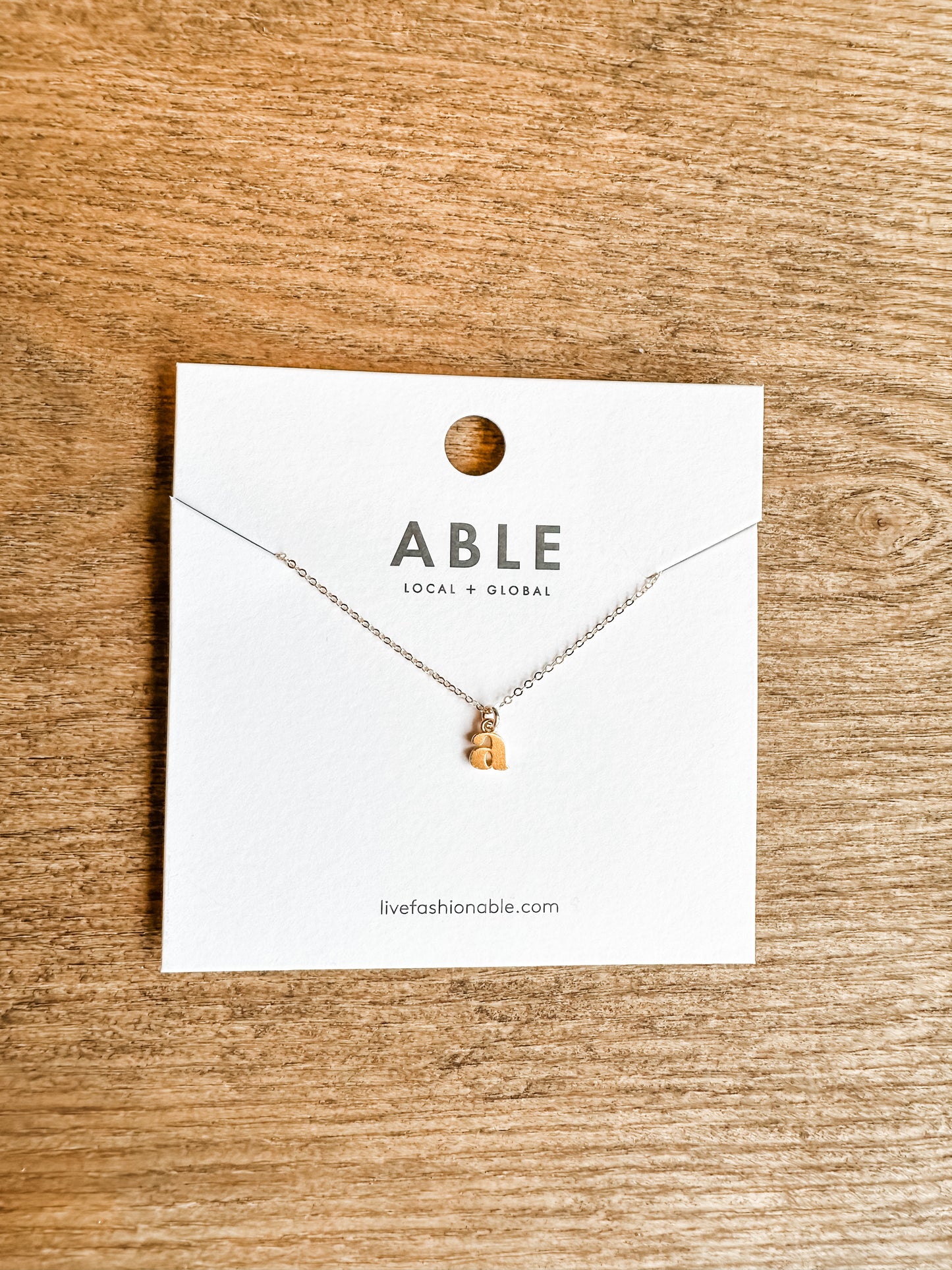 Initial Necklace