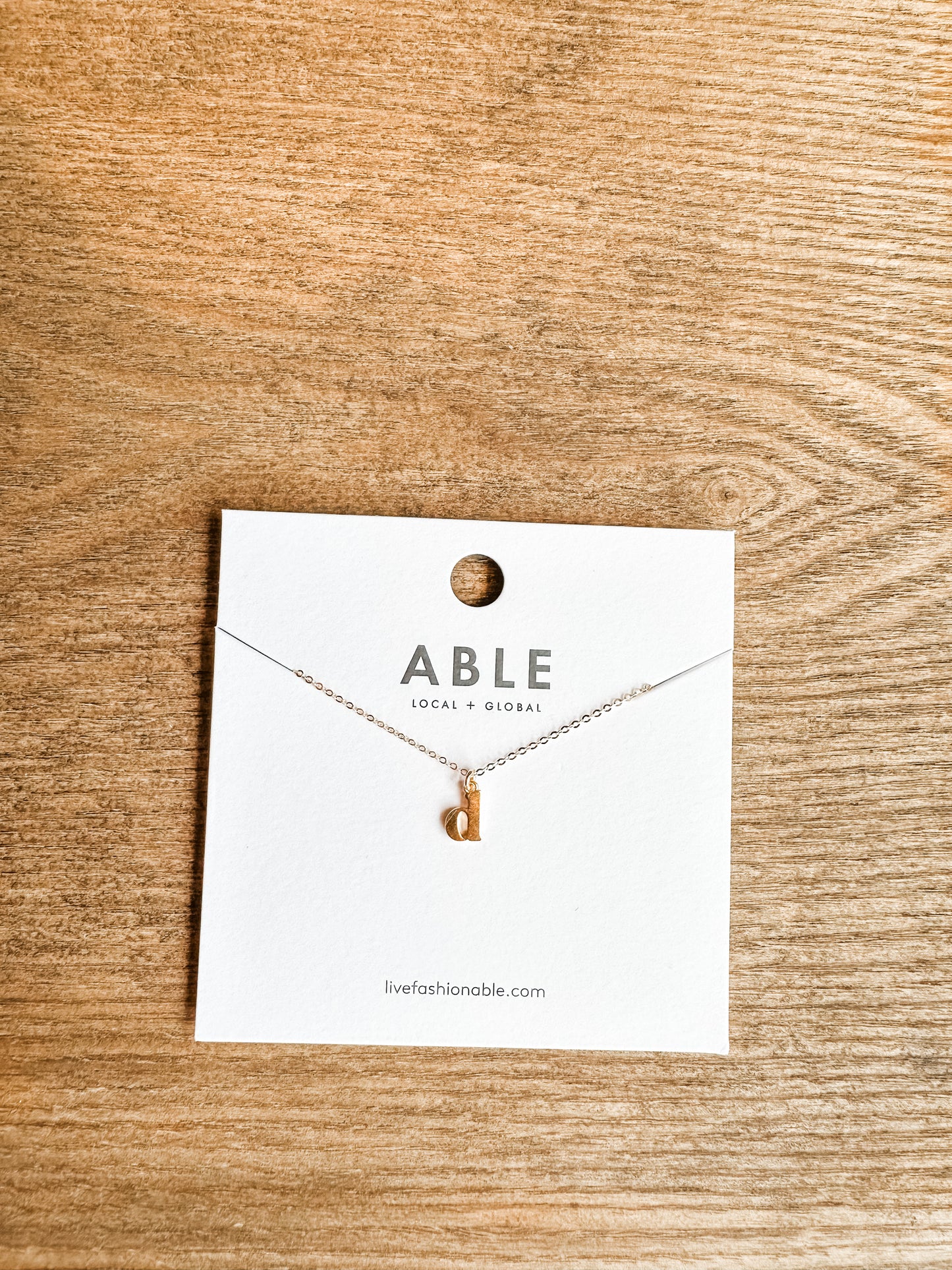 Initial Necklace