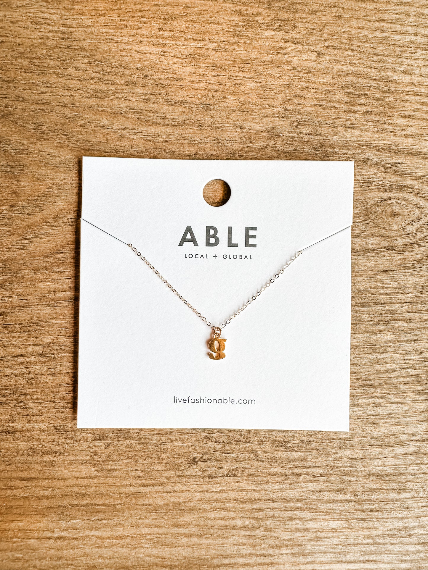 Initial Necklace