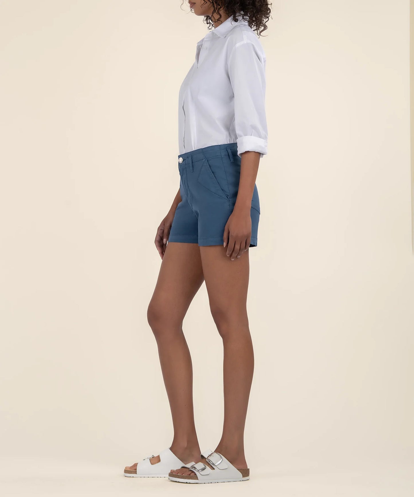 Kimia Wide Leg Short (Ocean Blue)