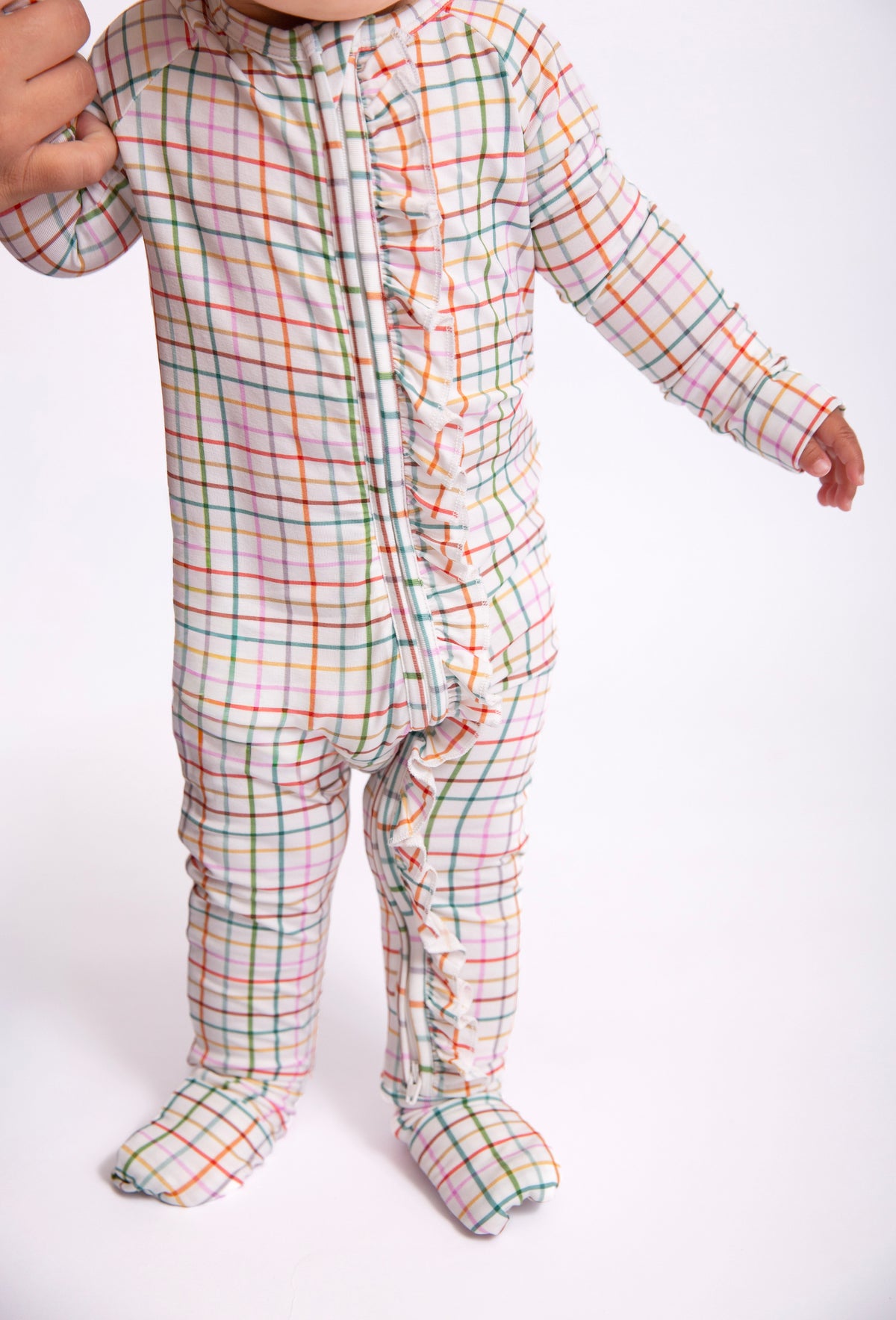Zip Pajamas in AJ Plaid