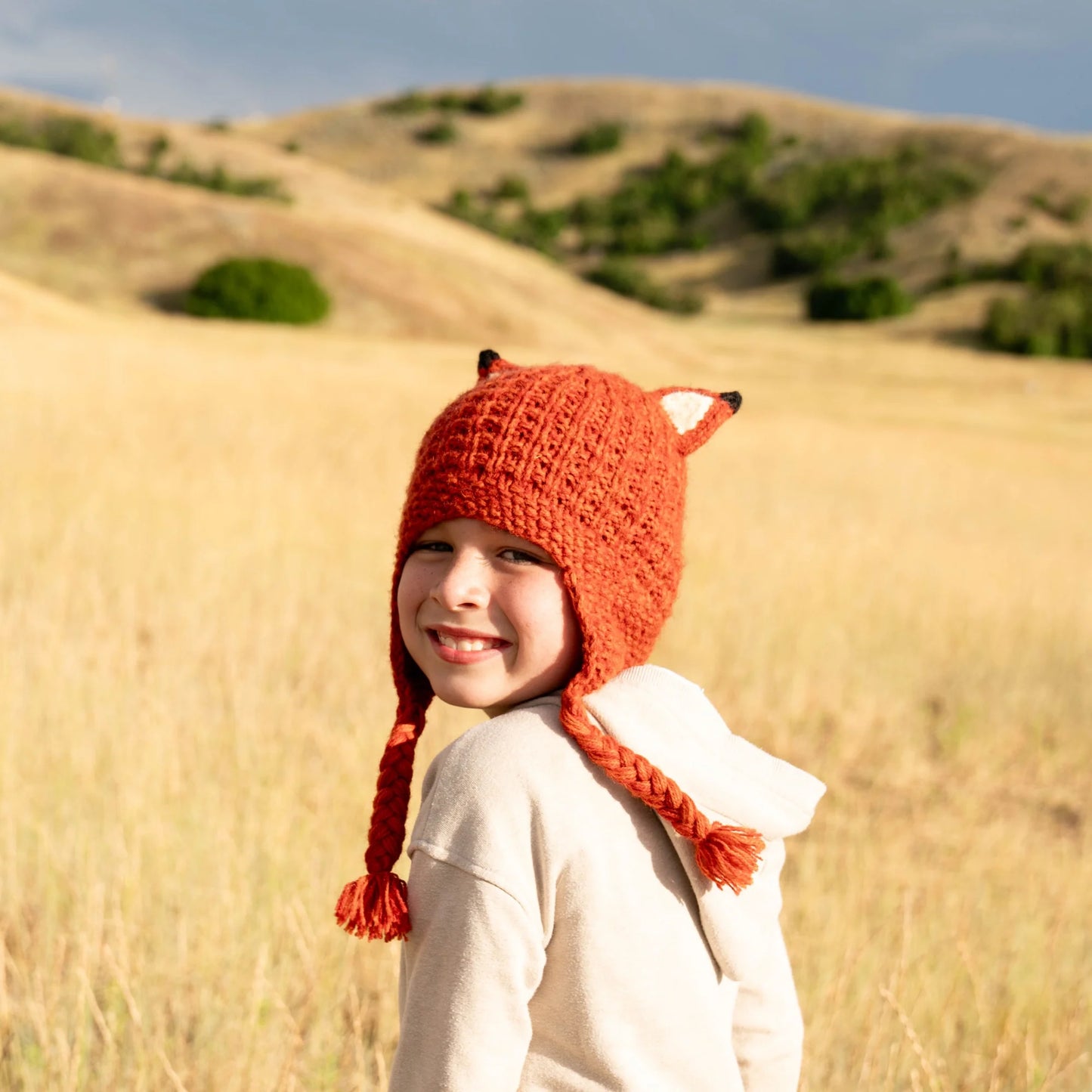 Kids Animal Hat in Fox