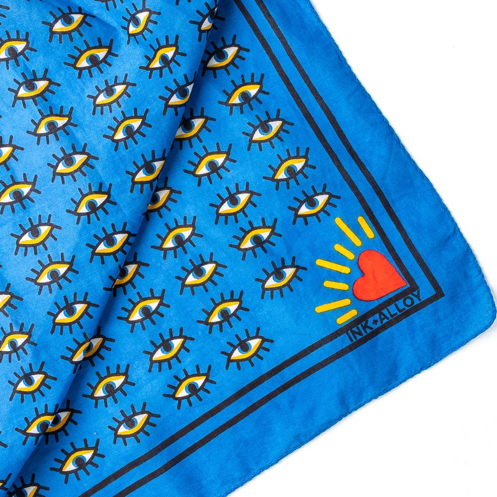 Olivia Scarf in Evil Eye Print