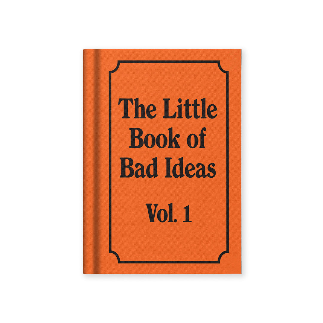 The Little Book of Bad Ideas A7 Fabric Hardback Notebook