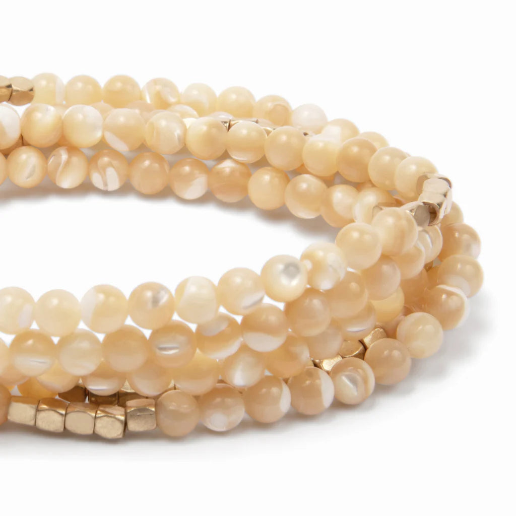 Stone Wrap in Mother of Pearl/Gold