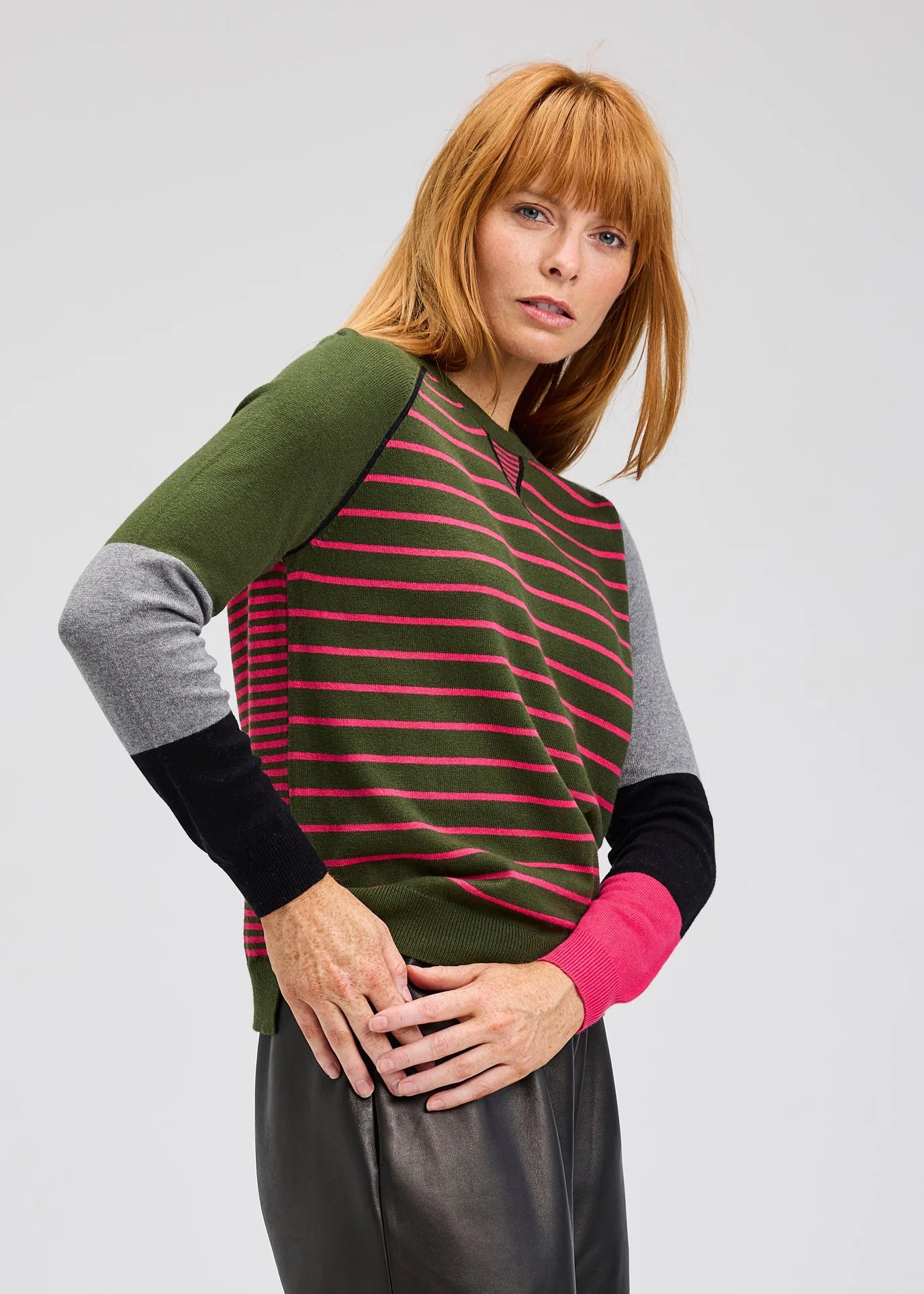 Breton Sweater in Olive