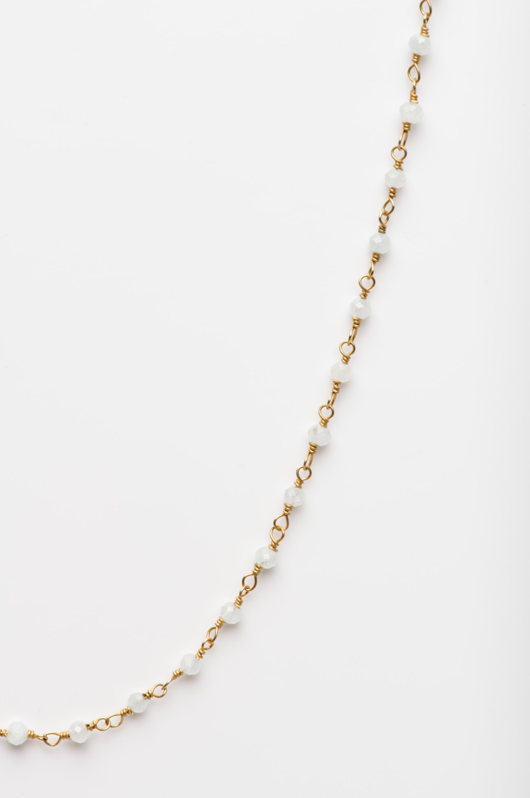 Aquamarine Duet Necklace