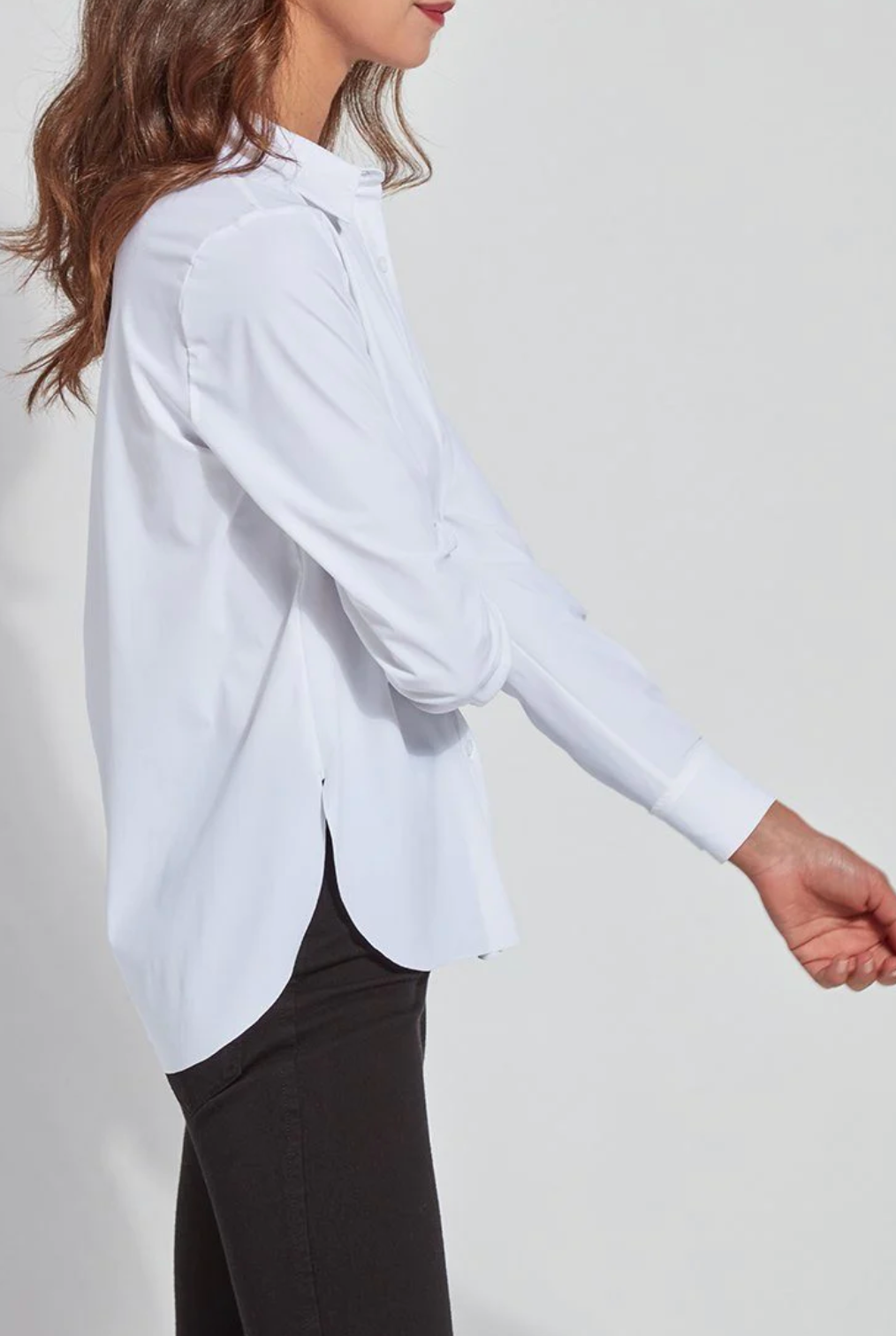 Connie Button Down in White