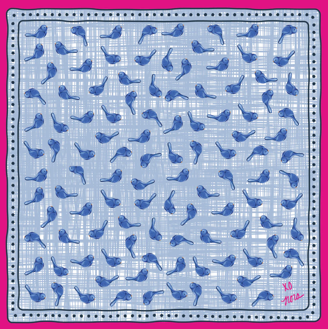 Bluebird of Happiness Scarf Bandana